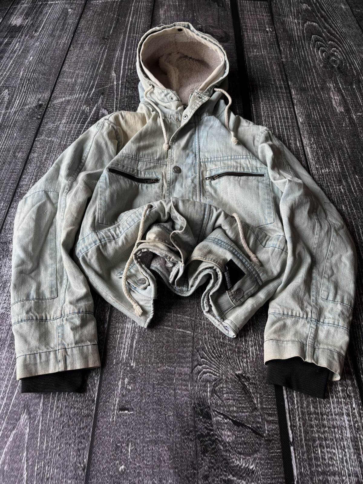 ジャケット・アウター archive grunge jacket trench coat fade GRUNGE VELVET ARMY JACKET – THE SHOP YOHJI YAMAMOTO