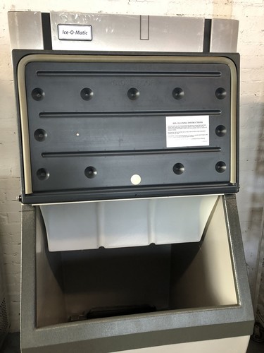 Ice-O-Matic Ice Head with Scotsman Ice Bin