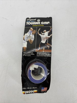 RARE Vintage Unique TG-S-B Original Light Blue Tourna Grip Choice of Pros NOS