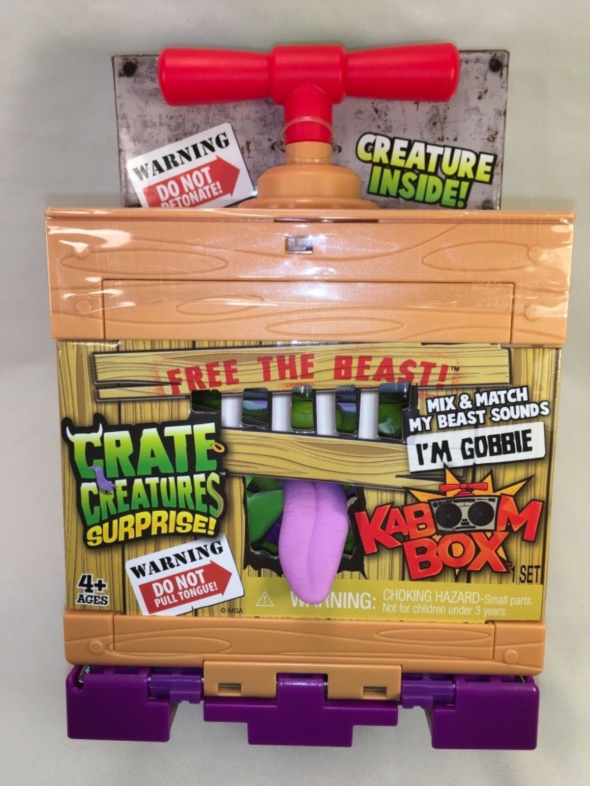 Crate Creatures Surprise! Kaboom Box – Gobbie Mix N Match Creature Figurine NIB