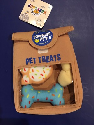 Build a Bear Teddy Bear Accessory - Promise Pets  Treat Bag Set 4 pc.- NEW