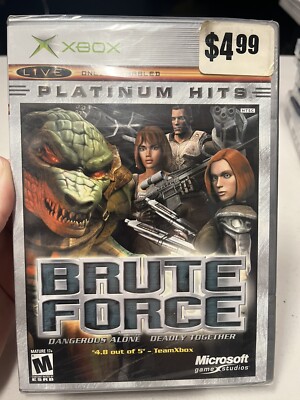 NEW Brute Force Platinum Hits (Microsoft Xbox) SEALED