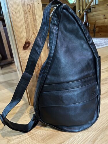 AmeriBag LEATHER Healthy Back Bag Back Pack Sling Shoulder AmeriBag LEATHER Healthy Back Bag Back Pack Sling Shoulder