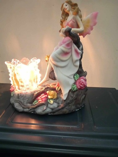 Gorgeous Fairy/Angel light 12"H x 7 W. Can Also Be Used For Essential Oil Burner