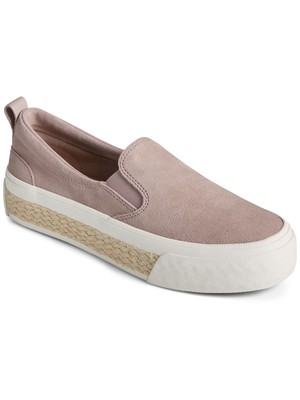 

SPERRY Женские фиолетовые кожаные кроссовки без шнуровки с двойным носком на платформе 9 м, Фиолетовый, STS86398
