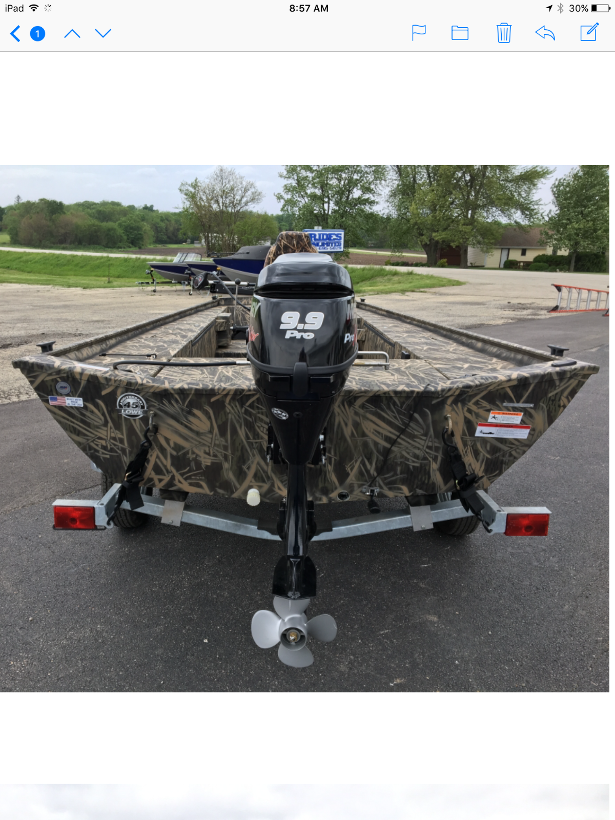 Fishing boats Lowe Stryker stick steer 16ft