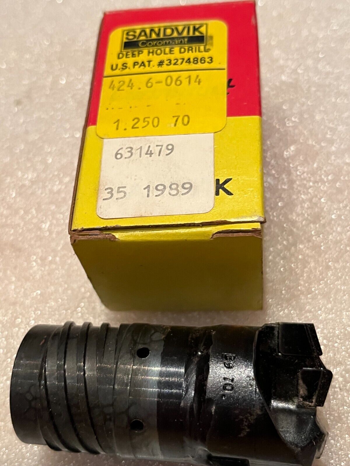 SANDVIK Coromant 424.6-0614 1.25 70 Ejector Head Drill SANDVIK Coromant 424.6-0614 1.25 70 Ejector Head Drill