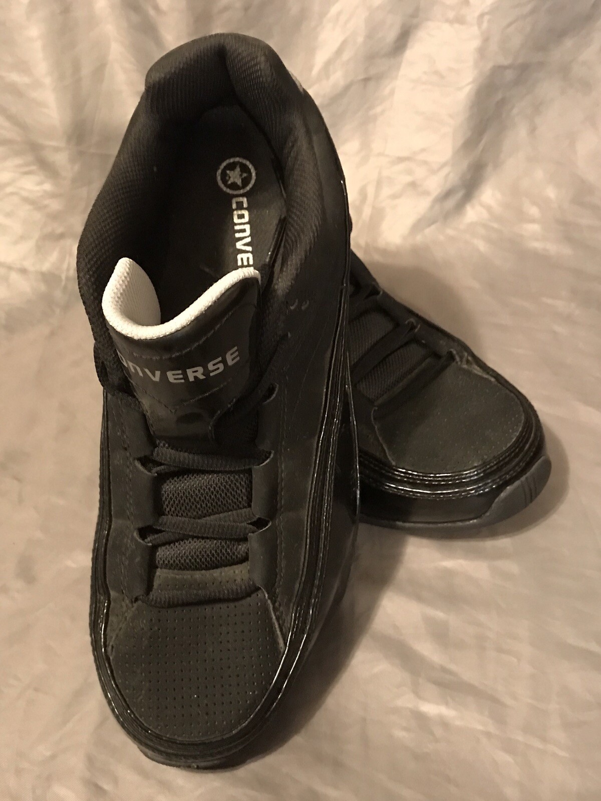 Mens Converse Black Basketball Mid Top 