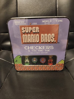 2016 Nintendo Super Mario Bros. Checkers & Tic-Tac-Toe Collector's Edition