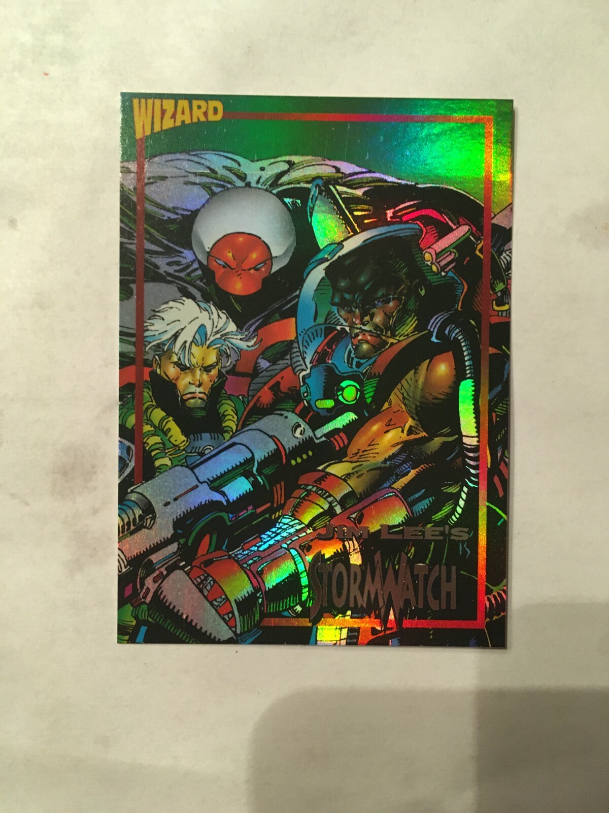 Scrye Life Counter Wizard(タイムセール) 1993 Wizard Jim Lee's Stormwatch Silver Promo Card # 4 | eBay