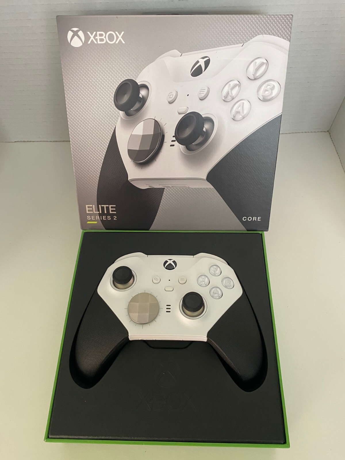 Open Box -Xbox Elite Series 2 Core Wireless Controller - White/Black # 5 Open Box -Xbox Elite Series 2 Core Wireless Controller - White/Black # 5
