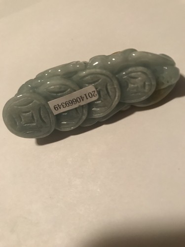 Certified- Untreated Jadeite Sculpture -  [Grade A] 100% Authentic. 46 grams