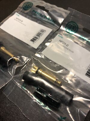 Neutrik Gold NP2X-B 1/4'' Inch Instrument Jack Plug. Black , Mono Connector (2)