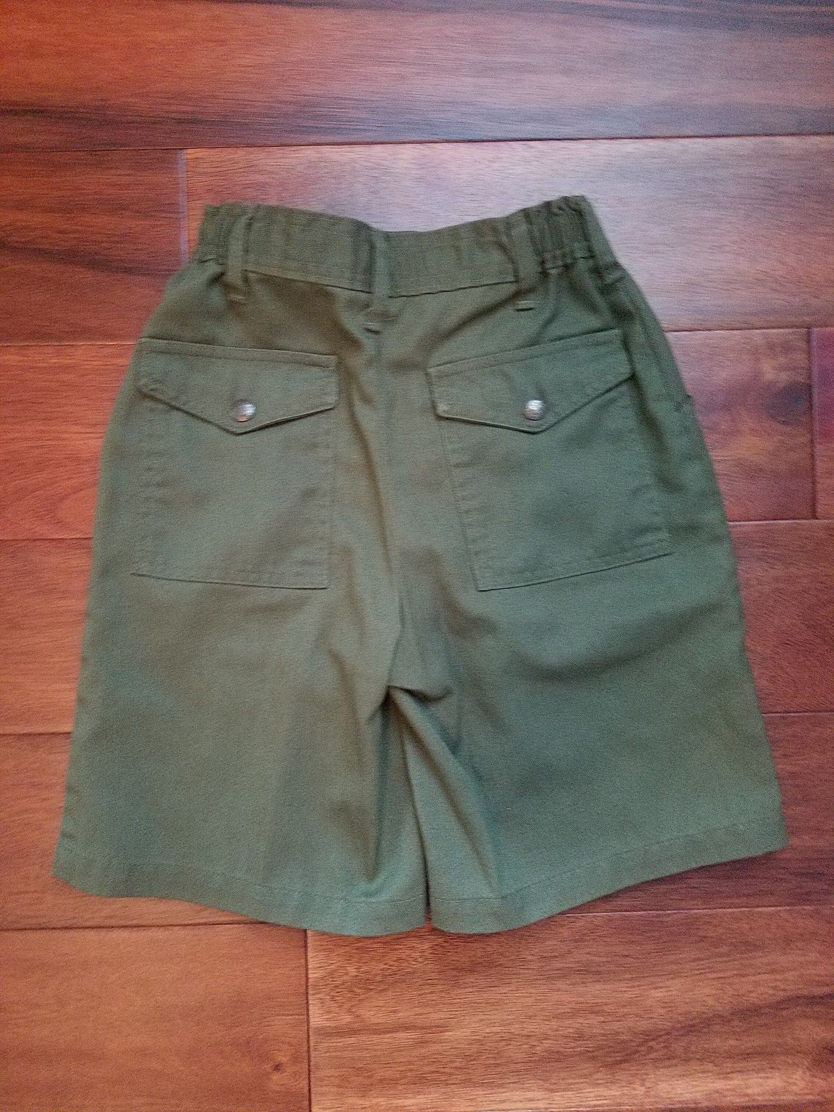 Boy Scout America BSA Boy's Olive Green Uniform Shorts Youth 12