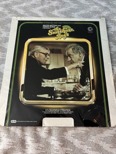 The Sunshine Boys NEW SELAED RCA Selectavision VideoDisc CED