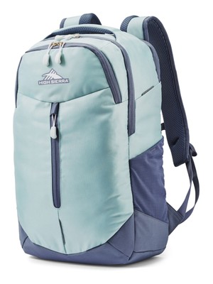 HIGH SIERRA Women's Turquoise Swerve Pro Polyester Water Resistant Mesh Backpack