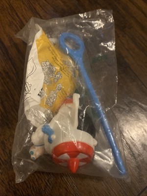 Vintage Taco Bell Kids Meal Toy 1995 Earth Worm Jim Rocket Red White NIP WBA