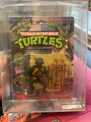 1988 TMNT 10 Back Soft Head Leonardo AFA 80