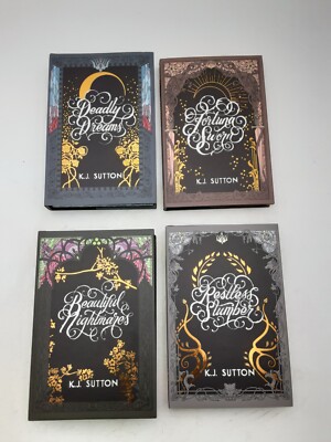Fortuna Sworn Bookish Box Exclusive Edition SIGNED 4 Books by K.J. Sutton *NEW