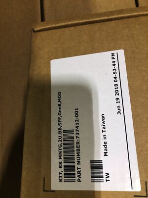 HP RACK RAIL KIT 2U BALL BEARING SFF GEN 8 FOR HP PROLIANT 737412-001