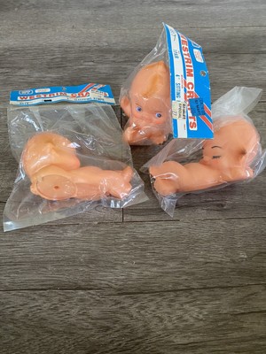 Kewpie Doll Lot Rubber 4 Inch Laying Down Sitting *new*