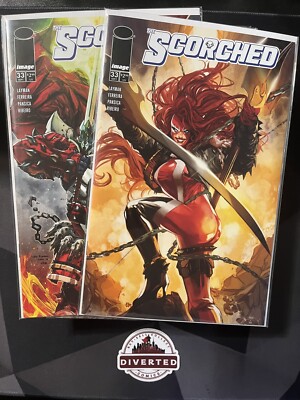 SPAWN SCORCHED #33  Cover A/B set of 2 (2436)