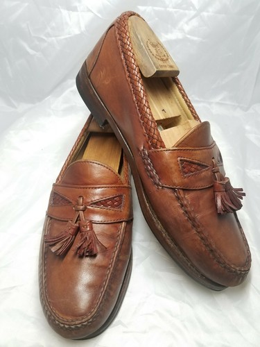 Allen Edmonds Shoes Mens US 9.5 D Maxfield Brown Leather