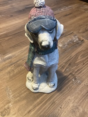 Cute Vintage Dog 10  Tall Hollow Resin Doesn t Eat Much Labrador Retriever?