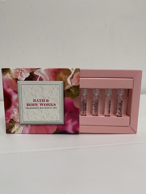 Set of 4 Bath & Body Works Fragrance Samplers Box (Fragrance Discovery Set) New