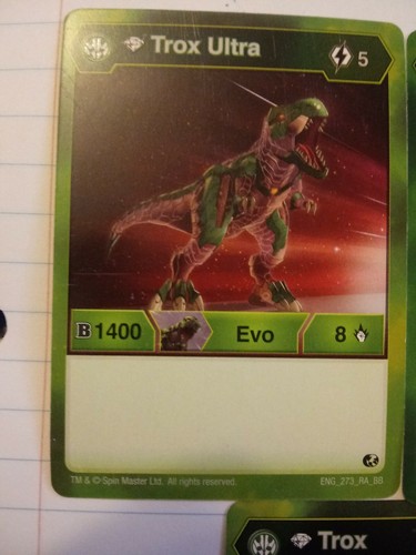 Bakugan Battle Planet Ventus Titan Trox lot all 3