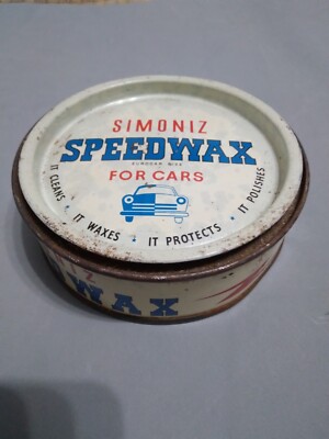 Vintage Speedwax Simoniz Tin Box...