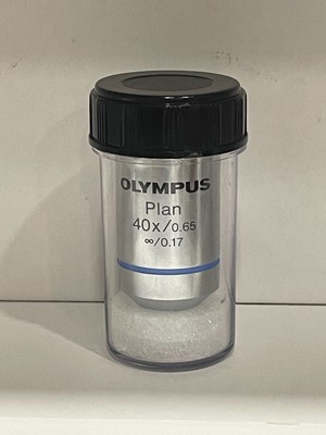 Olympus Plan 40x/0.65 microscope objective 