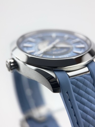 Pre-owned Omega Seamaster Aqua Terra Worldtimer Summer Blue 43mm Automatic Watch