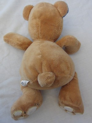 TICKLE TOES Soft Stuffed Plush Brown Bear  Luv N Care  Baby Boy Girl