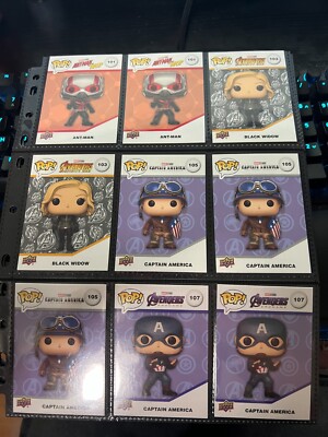 2023 UD Funko POP Marvel Infinity Saga Base & 3D SPs Pick Your Card Complete Set