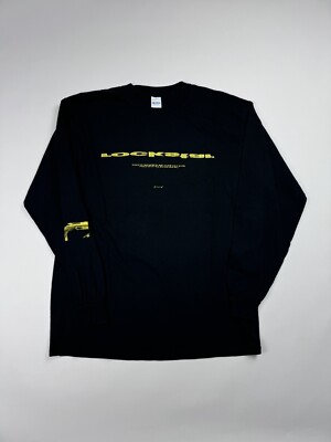 Post Malone Rockstar Tour Long Sleeve Shirt Size Large Black Concert Merch