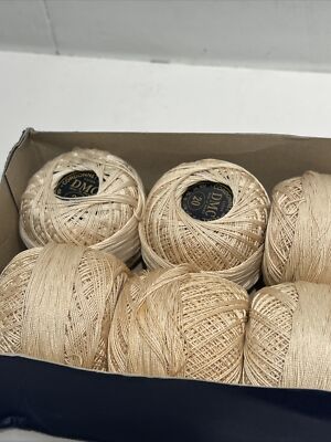Lot of 10  DMC  cordonnet special Thread Size 20 Colors ecru natural 174 Yds