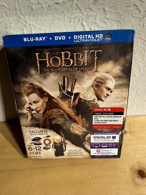The Hobbit 2: the Desolation of Smaug (Blu-ray) With Exclusive Lego Mini Set 