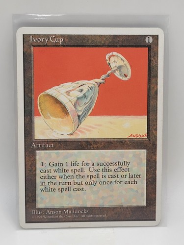 ラスト1枚  美品  MTG   Ivory Cup  象牙の杯 Ivory Cup | 4th Edition | Star City Games
