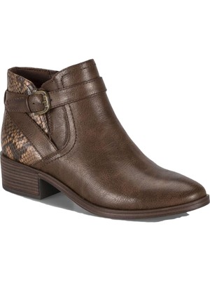 

Женские коричневые ботильоны BARETRAPS со змеиным принтом высотой 2 1/2 Maci Almond Boots, Коричневый, BT27467