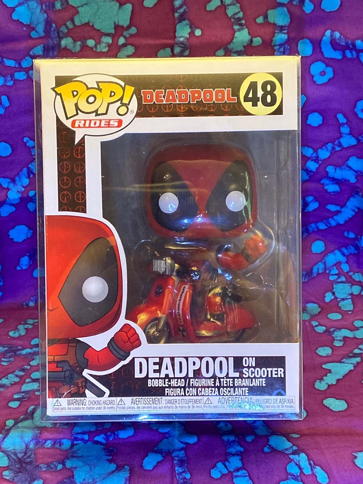 FunkoPop！48 DEAD POOL on scooter Amazon.com: Funko Marvel: Deadpool Parody - Deadpool on