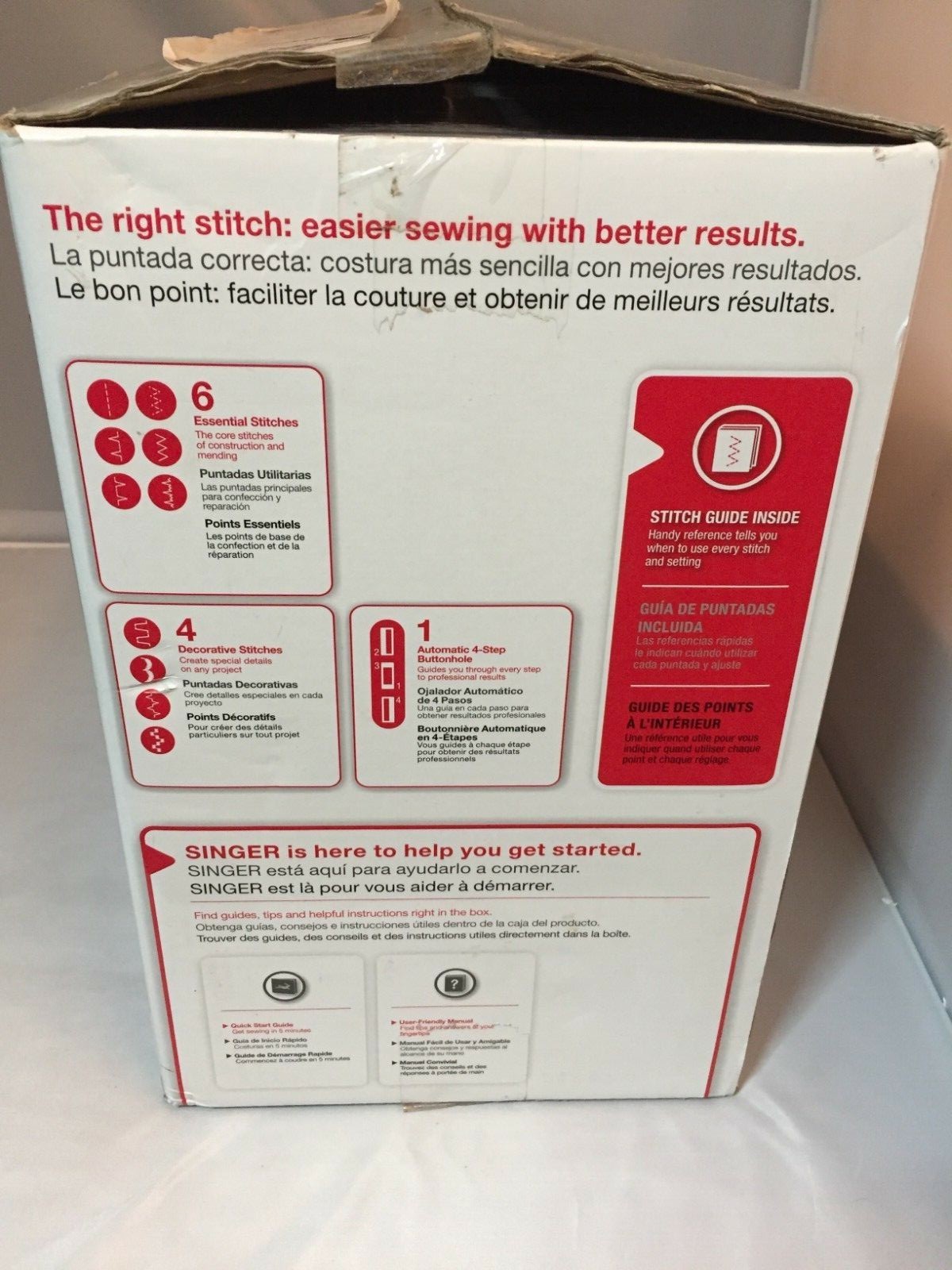 Singer Heavy Duty Sewing Machine Model 4411 New In Box Never Used