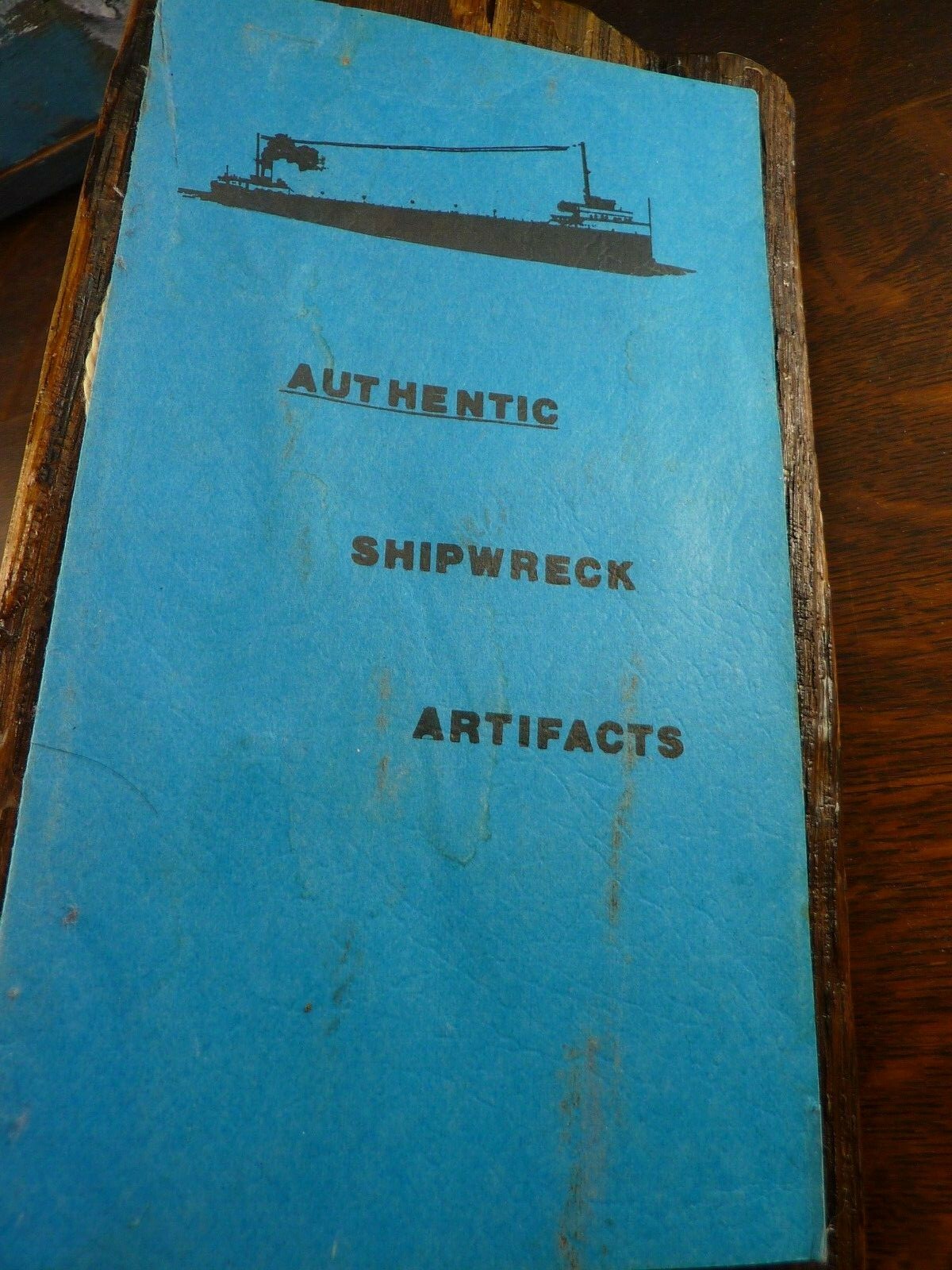 RARE 1913 Artifact~ Lake Huron Michigan Shipwreck  Sunken Ship Rivets~pen holder