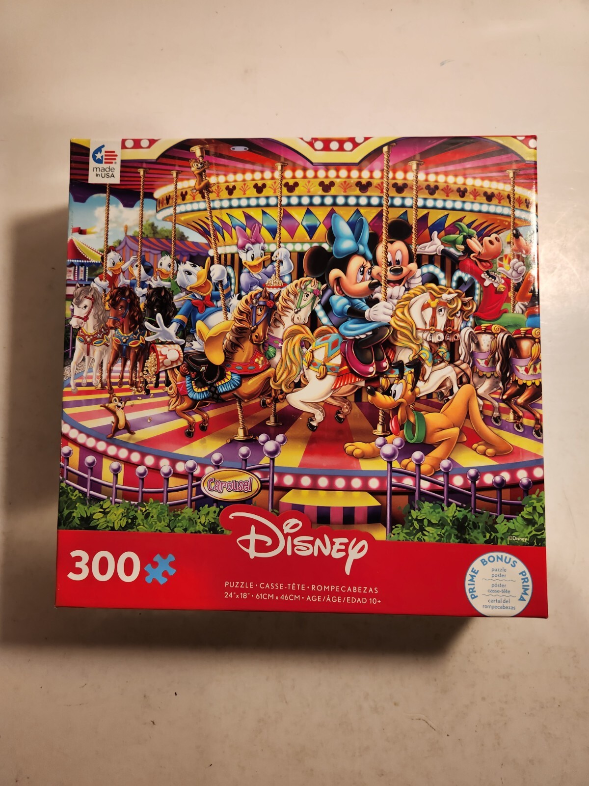 【希少】ディズニー　ウッディパズル　ミッキー　300ピーフレーム付き 希少】ディズニー ウッディパズル ミッキー 300ピーフレーム付き