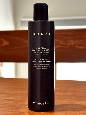 Monat Soothing Micellar Shampoo 8 oz for Fine, Delicate Hair & Sensitive Scalp