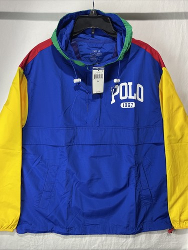 Polo Ralph Lauren Jacket Mens Small Performance Color Block