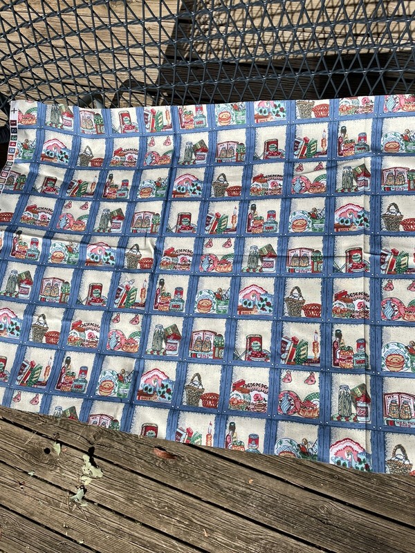 Coupon Tissu Peter Pan Fabrics 49 X 117 Cm Cuisine