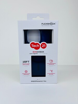 Lot of 10 - Tech21 EvoCheck MagSafe - iPhone 15 Pro - Midnight Blue - Open Box