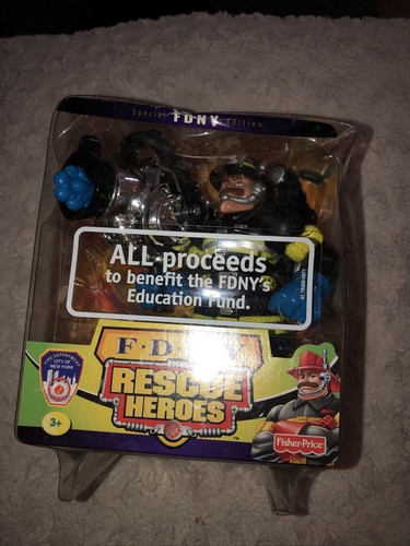 A Fisher Price Rescue Heroes Special Edition FDNY Billy Blazes Rare Taped New eBay