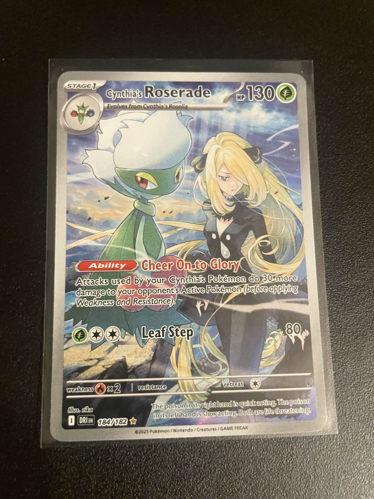 【PSA10】シロナのロズレイドAR Cynthia's Roserade PSL Pokemon card Cynthia's Roserade AR Arena of Hot wind NM